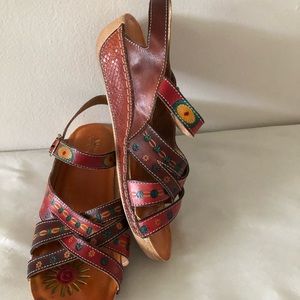 Leather sandals